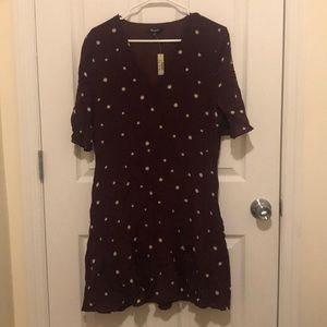 Madewell Silk Star Dress Size 12